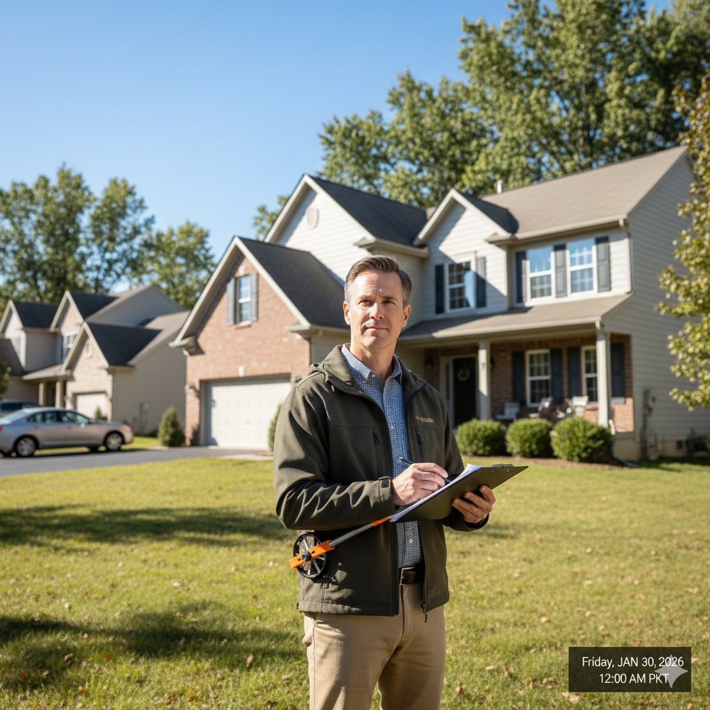 Butler County property appraiser conducting exterior home review