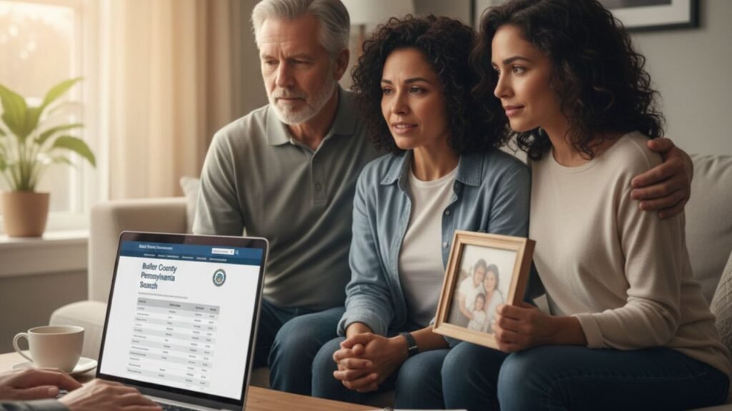 Family using Butler County PA jail inmate search together