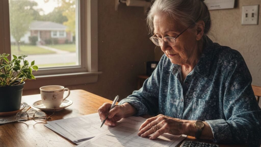 Senior homeowner reviewing documents for Property Tax Reduction in Butler County 2026